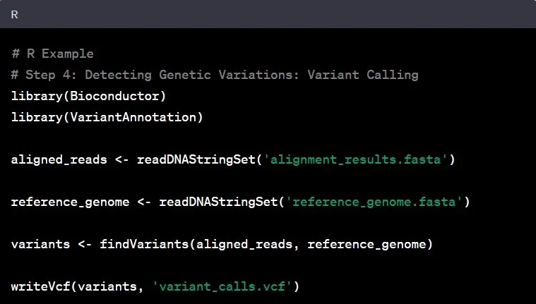 Genomic Data Analysis in R Step 4