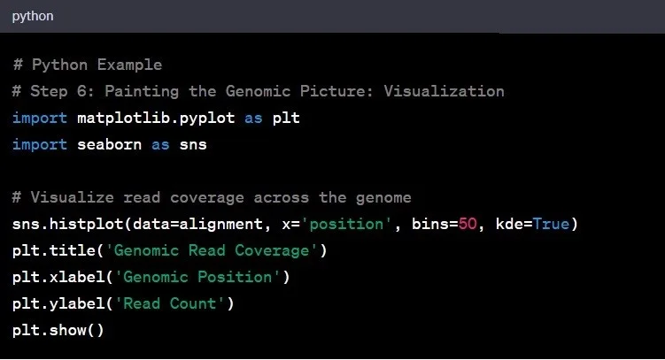 Genomic Data Analysis in Python Step 6